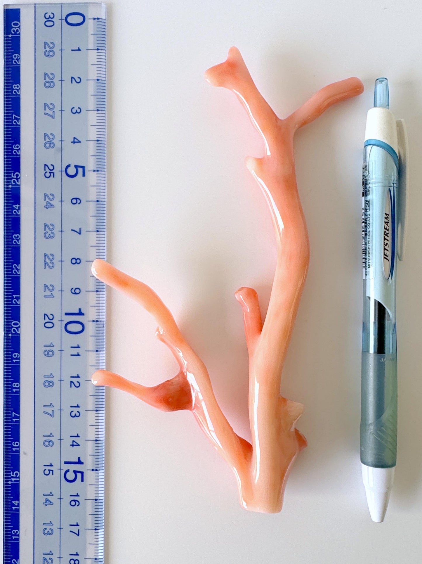 14.5x7cm Natural Deep Sea Coral Branch Loose, Genuine Natural Color Pink/Orange Color Coral Branch, No Drilled Hole, For Display, Etc.