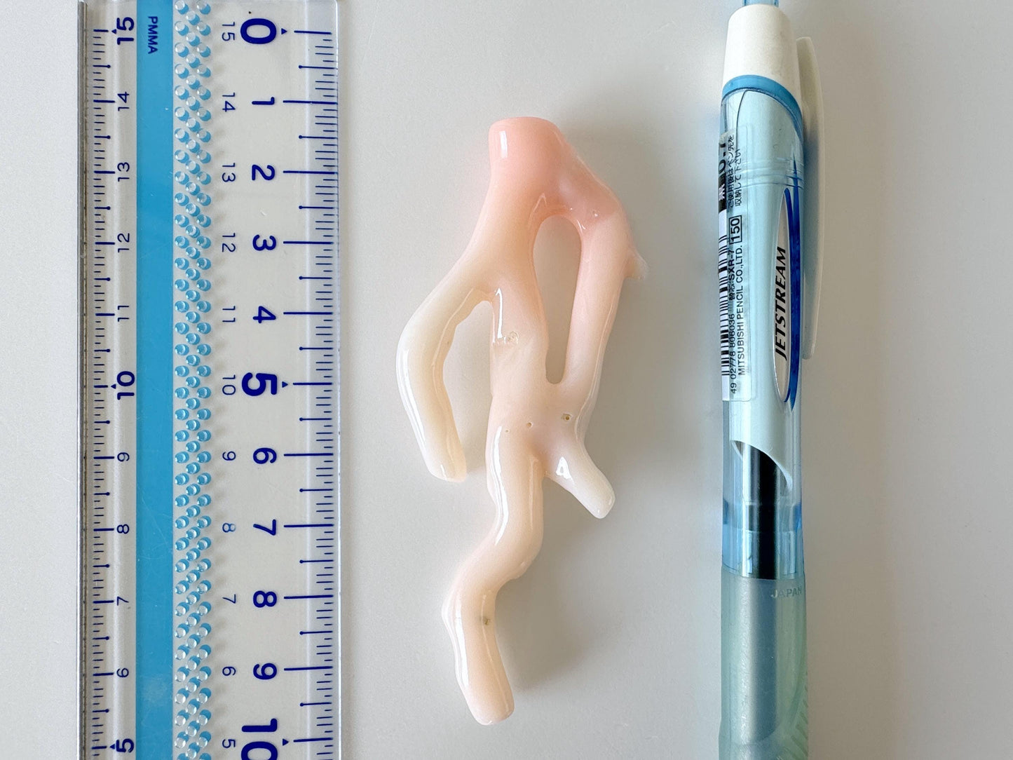 Natural Deep Sea Coral Branch Loose, 80mm, Natural Pink Color, Hole on Top, Genuine Precious Coral, For Jewelry Making