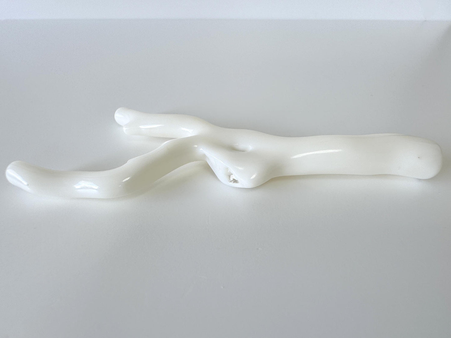 Natural White Coral branch loose, 100mm, Precious White Color Coral Branch, Hole on top, Genuine Coral for jewelry making