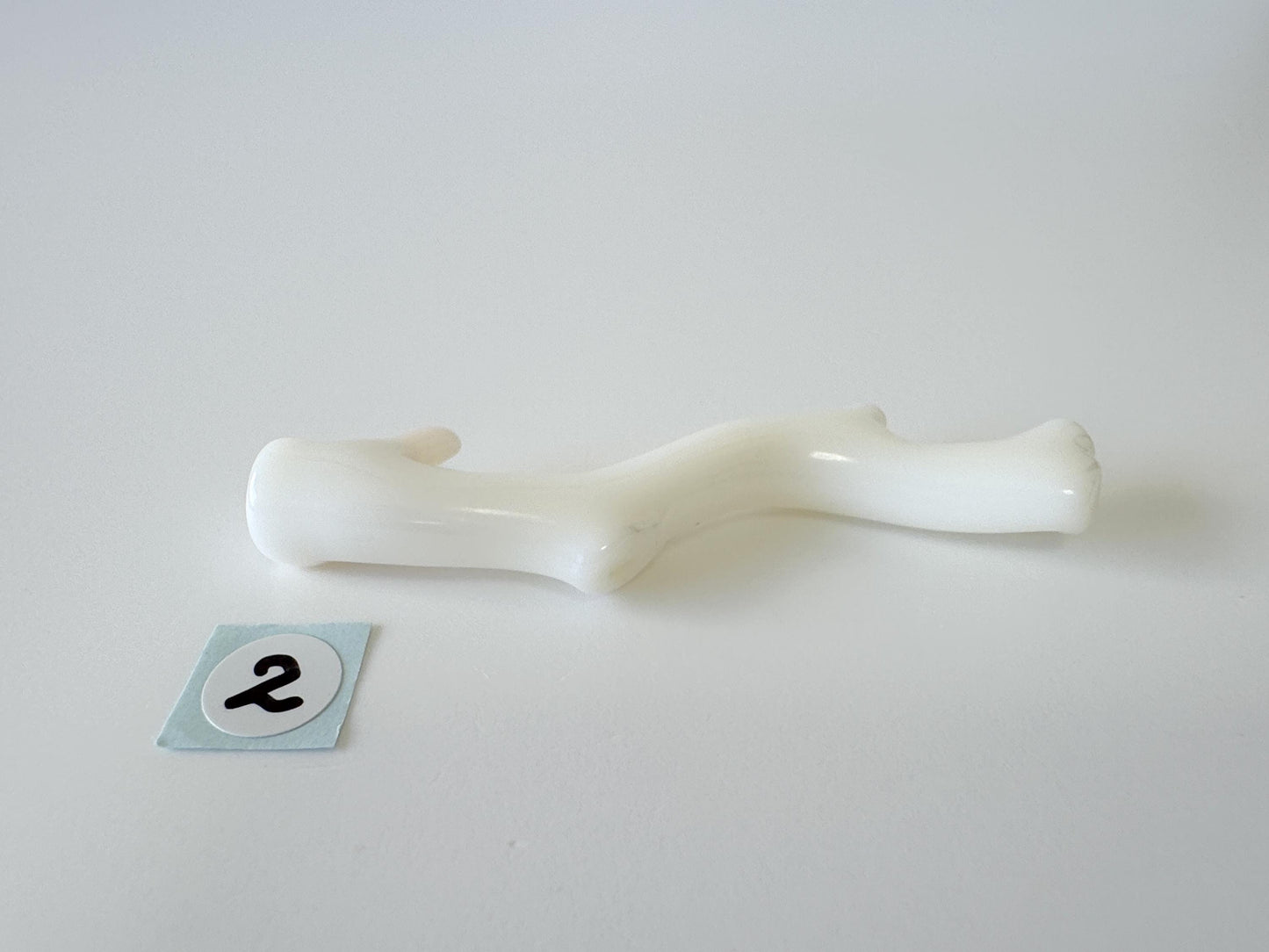 Natural White Coral branch loose, 64 & 56mm, Precious White Color Coral, Hole on top, Genuine Coral for jewelry making, Price per piece