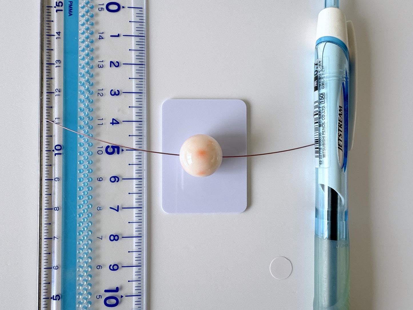 14.2mm Natural Deep Sea Coral Round Loose, Full-Hole, White/Pink/Orange Coral, For Jewelry Making, Natural Color