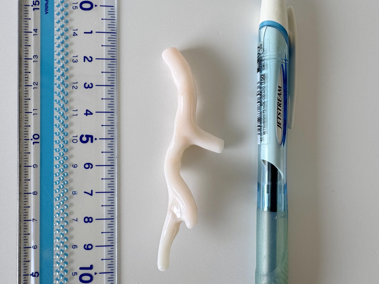 Natural White Coral branch loose, 77mm, Precious White Color Coral Branch, Hole on top, Genuine Coral for jewelry making