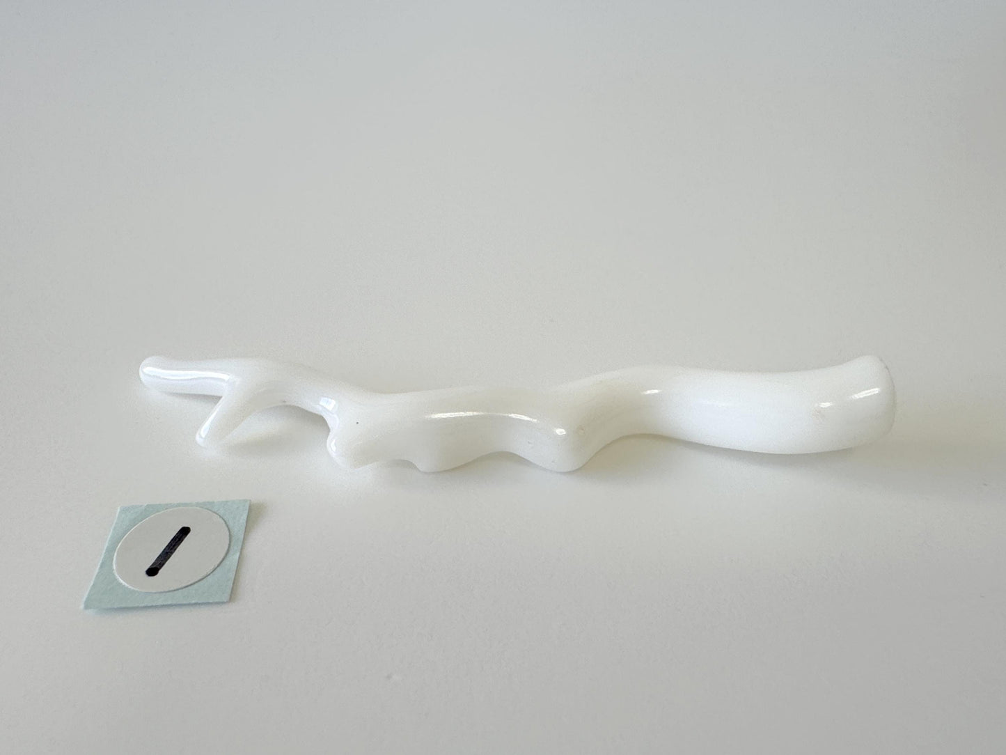 Natural White Coral branch loose, 64 & 56mm, Precious White Color Coral, Hole on top, Genuine Coral for jewelry making, Price per piece