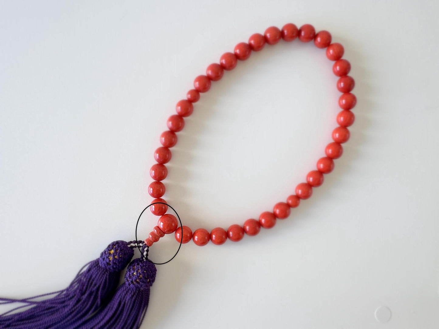 Natural Japanese Momo Coral Guru beads Three holes T beads & cone, Natural Orange color, Mala making beads, For jewelry making, Prayer beads