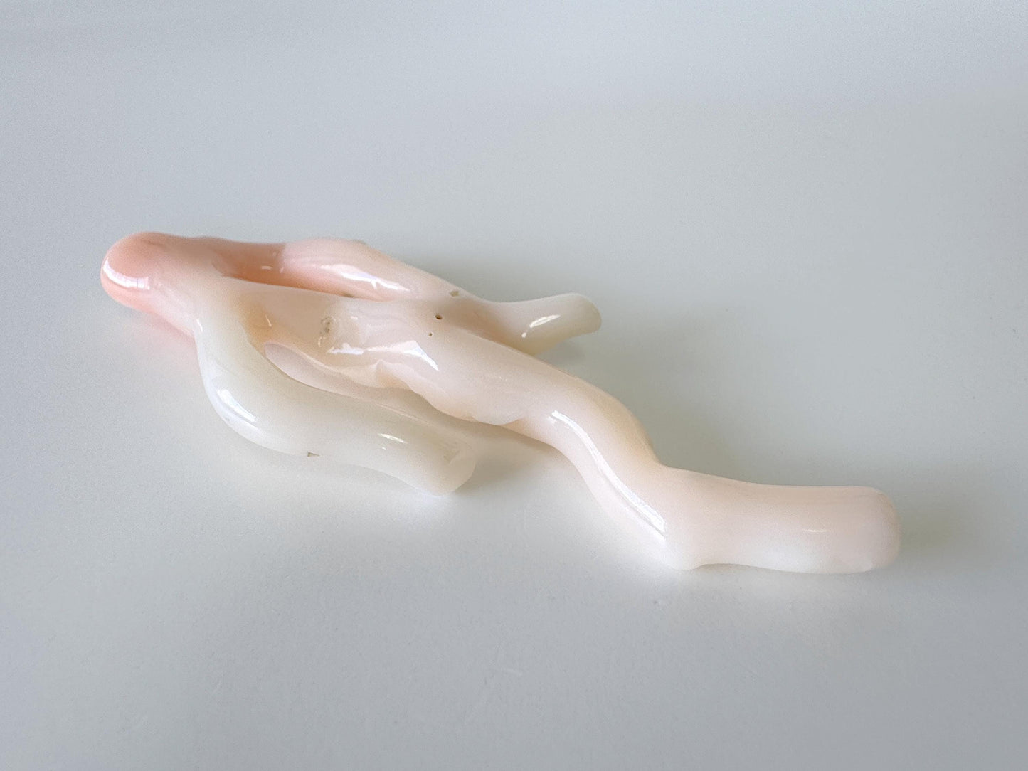 Natural Deep Sea Coral Branch Loose, 80mm, Natural Pink Color, Hole on Top, Genuine Precious Coral, For Jewelry Making