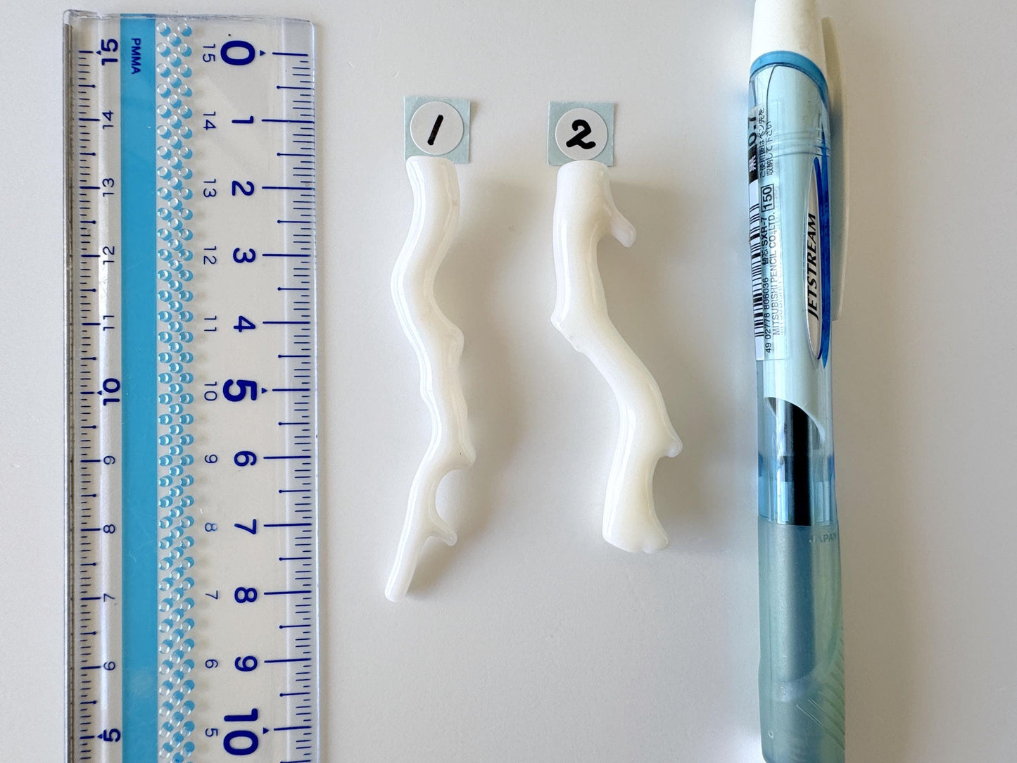 Natural White Coral branch loose, 64 & 56mm, Precious White Color Coral, Hole on top, Genuine Coral for jewelry making, Price per piece
