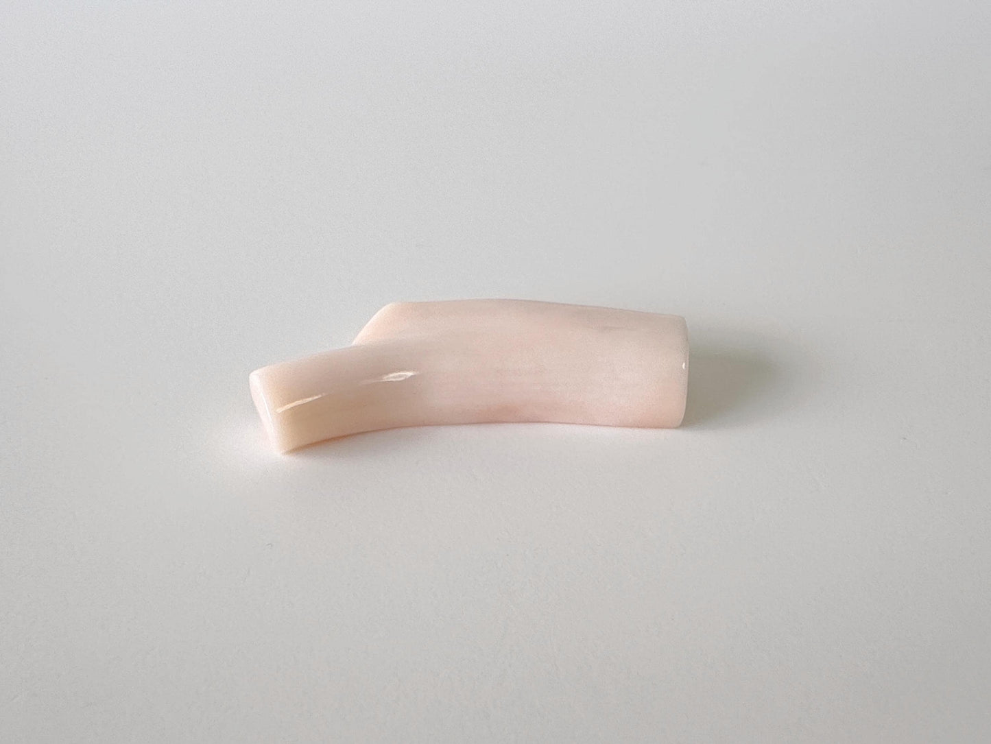 39x16mm Natural Deep Sea Coral Branch Loose, Natural Pink Color Genuine Coral Branch, Flat Back, No Drilled Hole