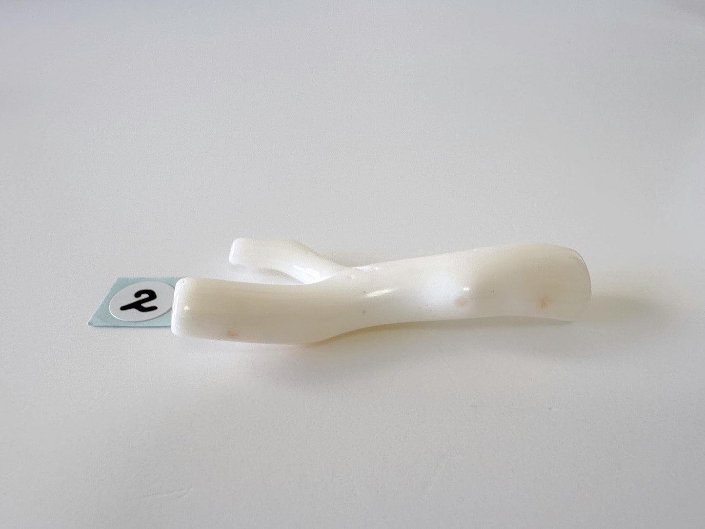 Natural White Coral branch loose, 47 & 48mm, Precious White Color Coral, Hole on top, Genuine Coral for jewelry making, Price per piece