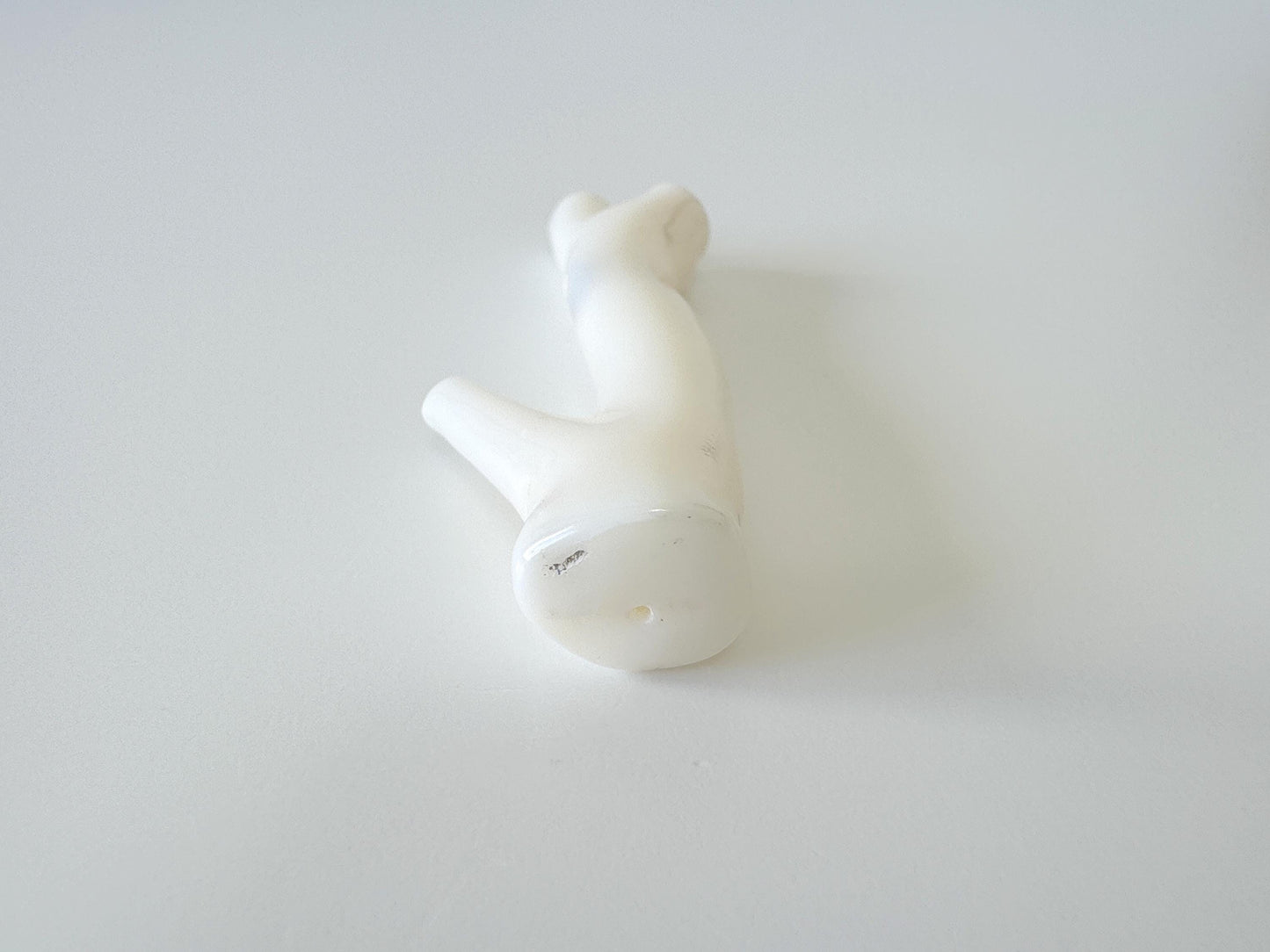 Natural White Coral branch loose, 62mm, Precious White Color Coral Branch, Hole on top, Genuine Coral for jewelry making