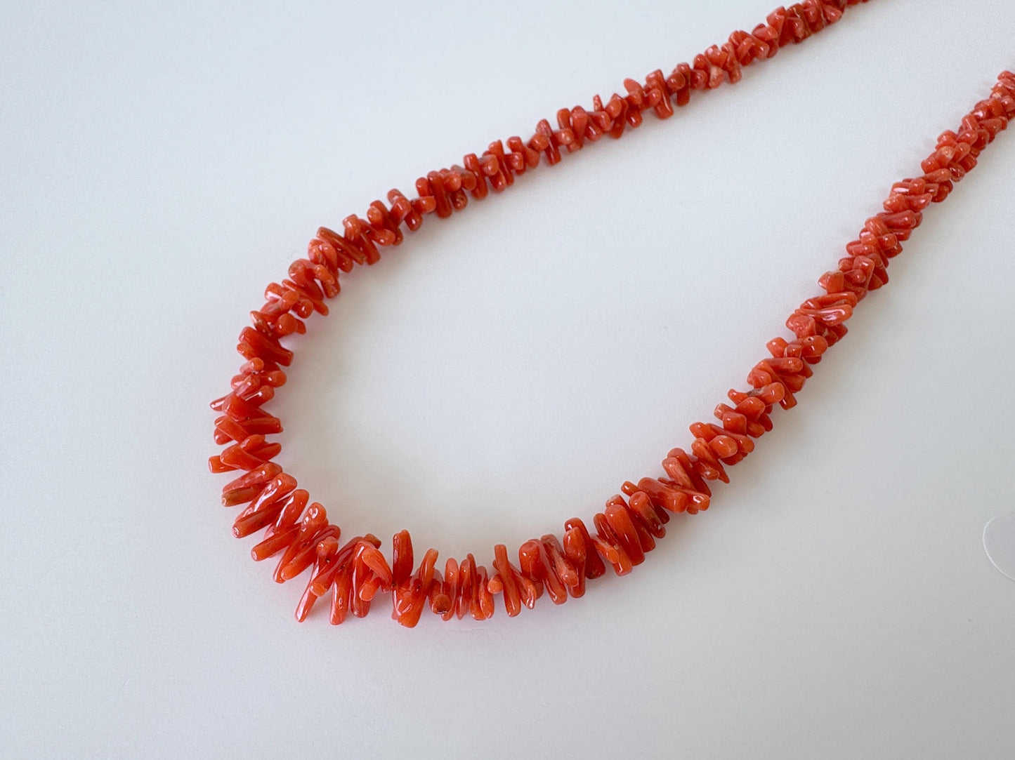 Mediterranean Red Coral Short Branch Strand of 41cm, 16", Natural Red Color Coral for Jewelry Making