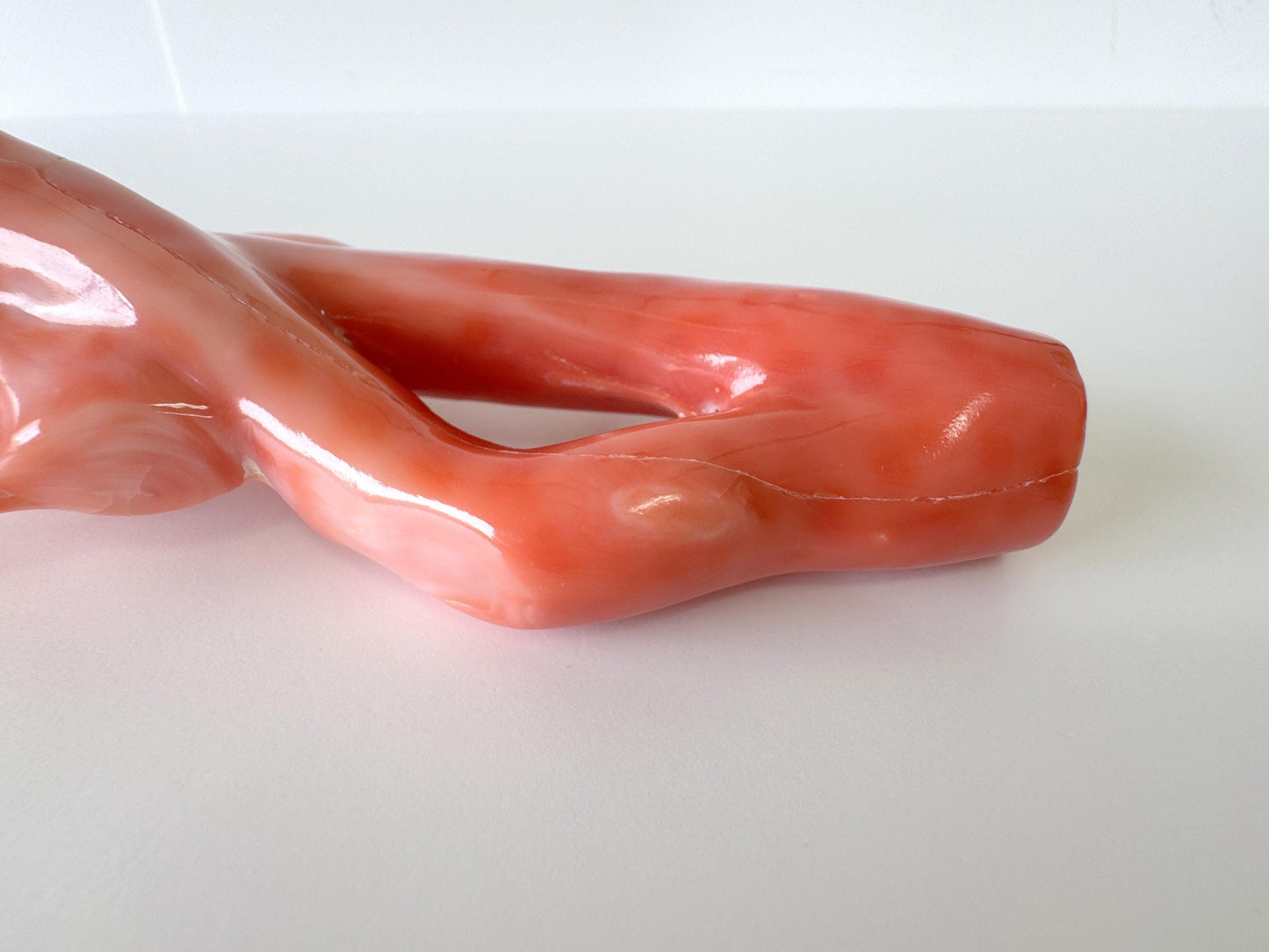 12.8x5.5cm Natural Deep Sea Coral Branch Loose, Genuine Natural Color Orange/Pink Color Coral Branch, No Drilled Hole, For Display