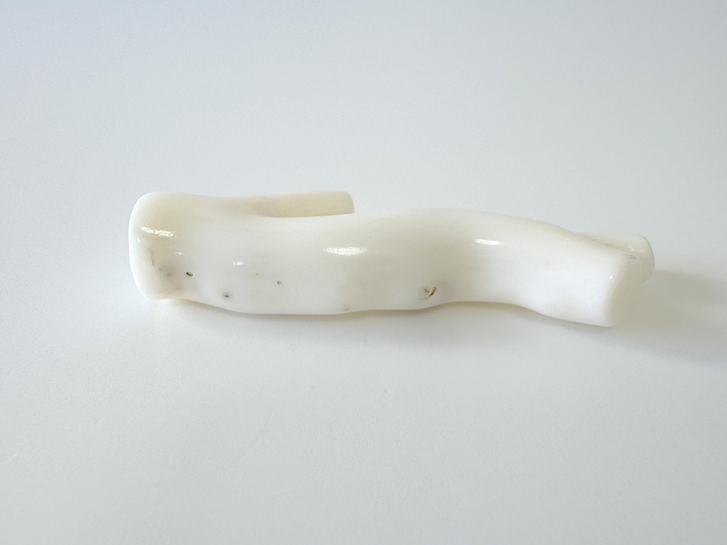 Natural White Coral branch loose, 62mm, Precious White Color Coral Branch, Hole on top, Genuine Coral for jewelry making