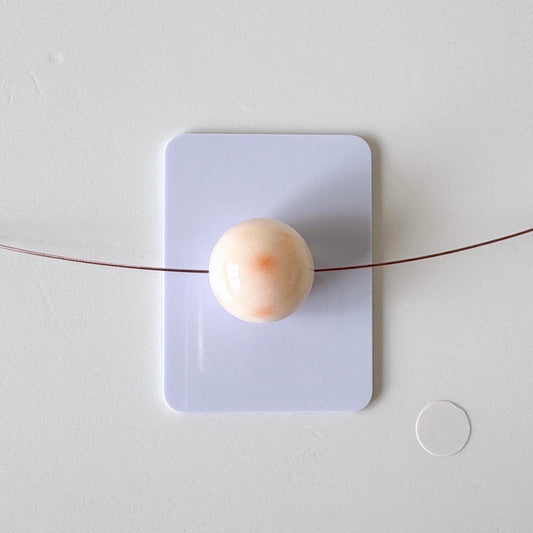 14.2mm Natural Deep Sea Coral Round Loose, Full-Hole, White/Pink/Orange Coral, For Jewelry Making, Natural Color