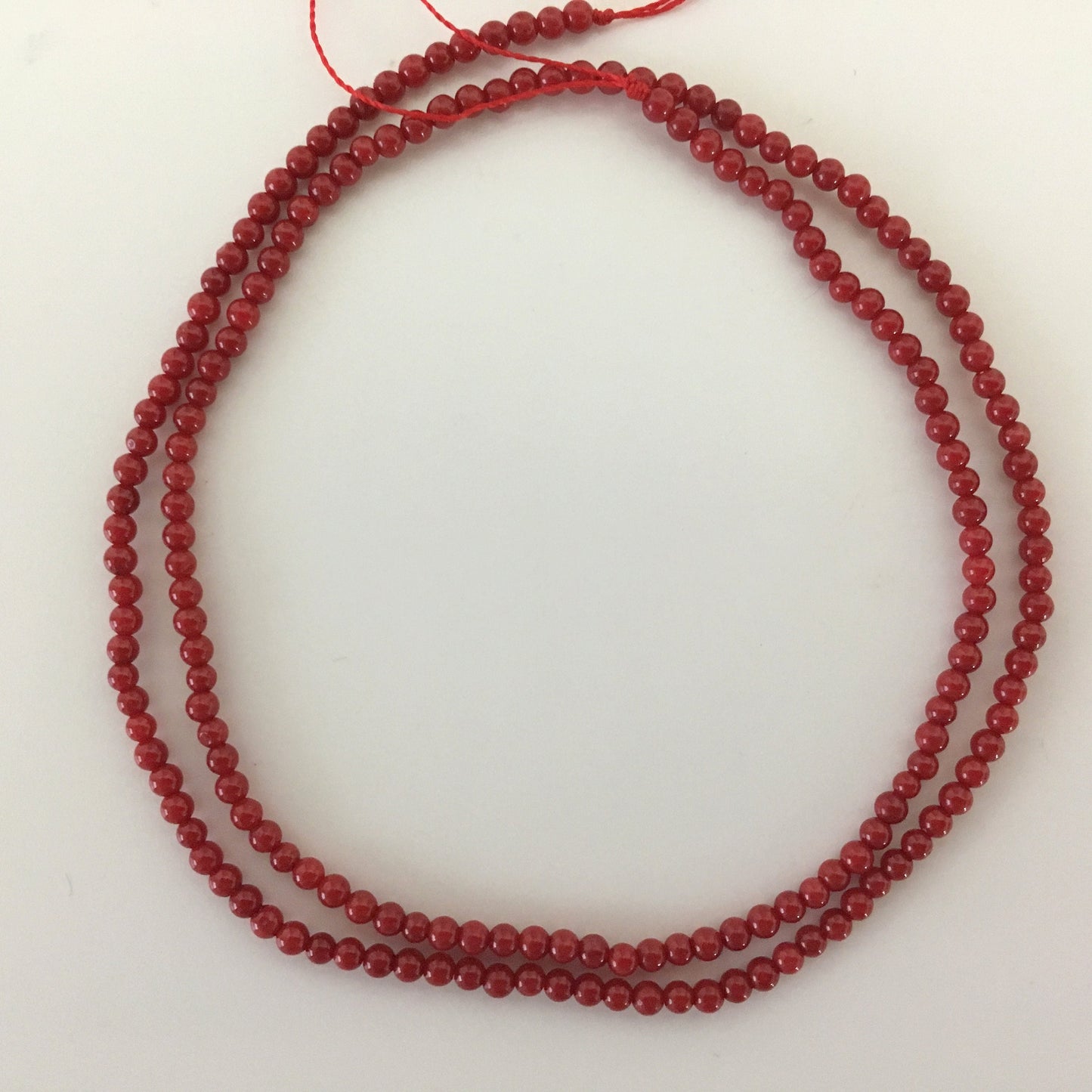 Red bamboo coral 2-2.5mm strands, 15.7inches, 40cm For jewelrymaking, Fine quality, price per strand (colored)