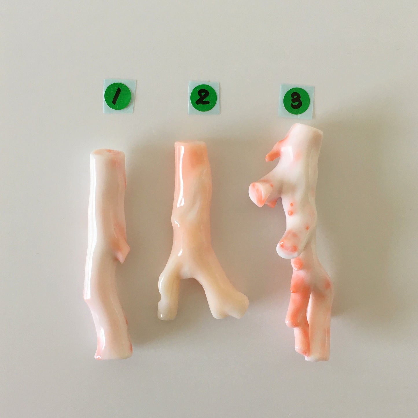 Pink coral branch, Natural Deep Sea Coral Branch Loose, Natural color genuine coral, Price per piece, 53-60mm