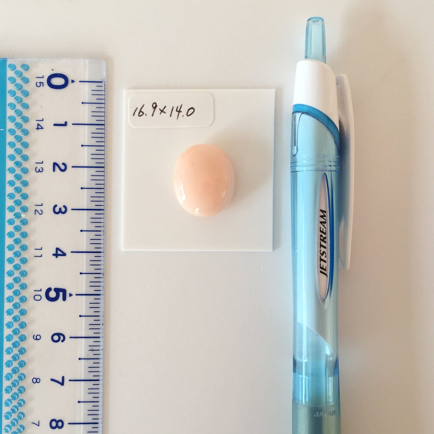 16.9x14.0mm, Natural deep sea angel skin color coral oval cabochon, Natural pink color coral loose, For jewelry making