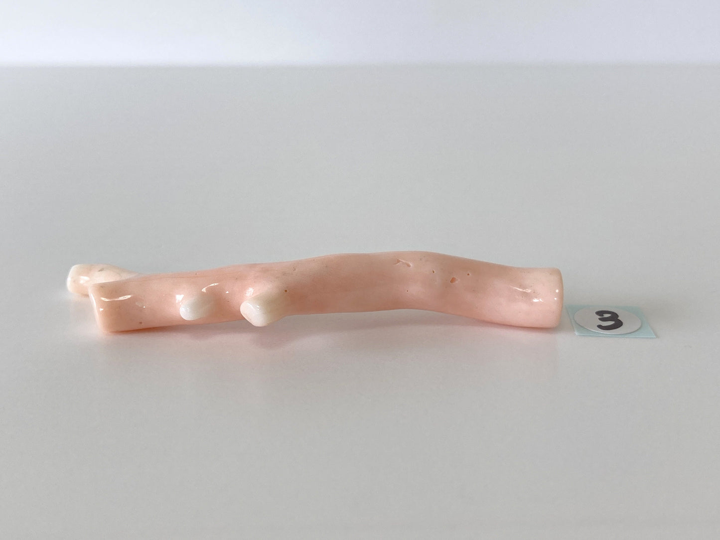 Natural Deep Sea Coral Branch Loose with Drilled Hole on top, Pink/Angel skin color coral branch, Natural color, for jewelry making