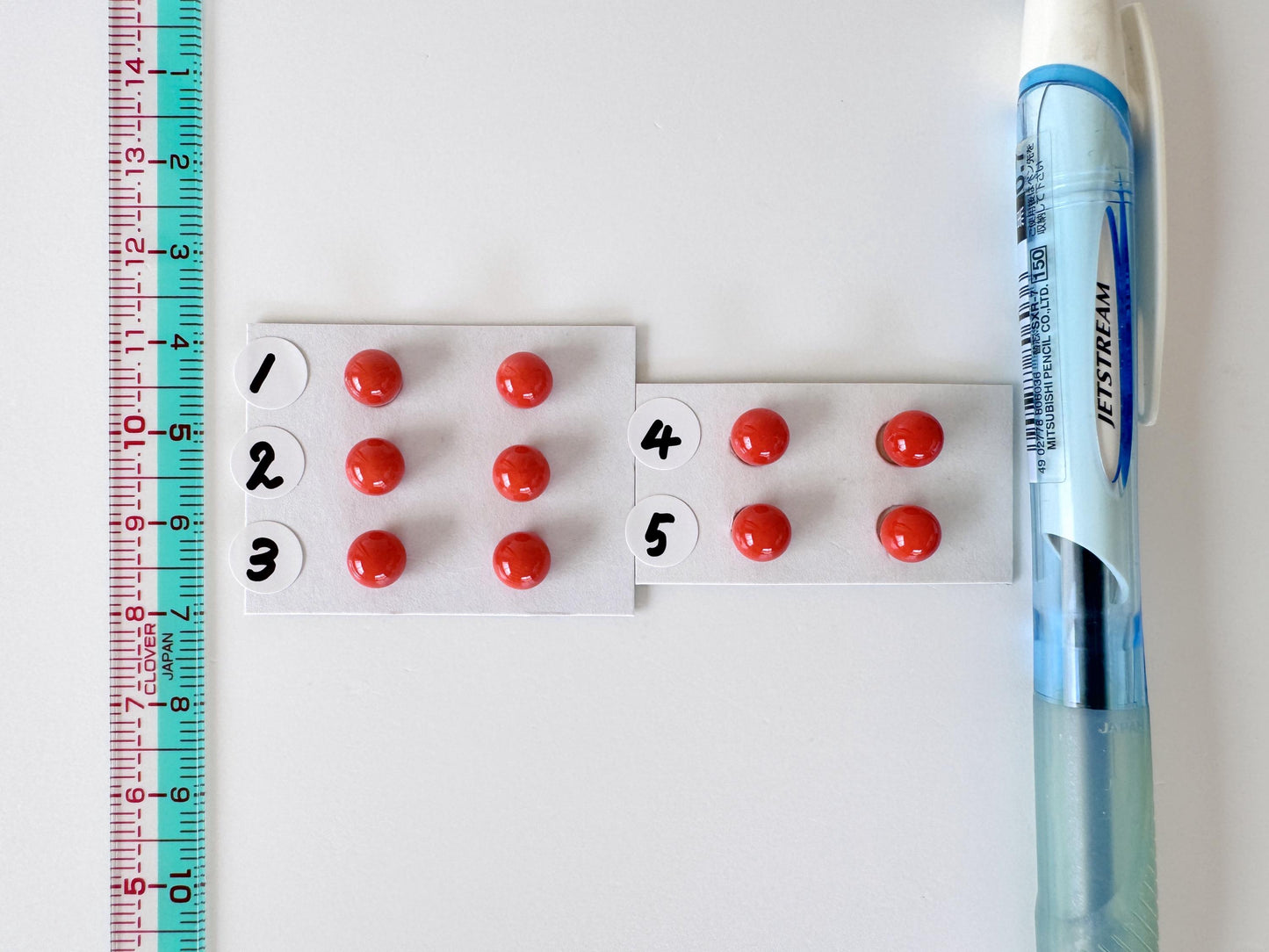 Natural Mediterranean Red Coral Round Loose 6-6.3mm with half-drilled hole, for Jewelry Making, Natural Color, Price per Pair