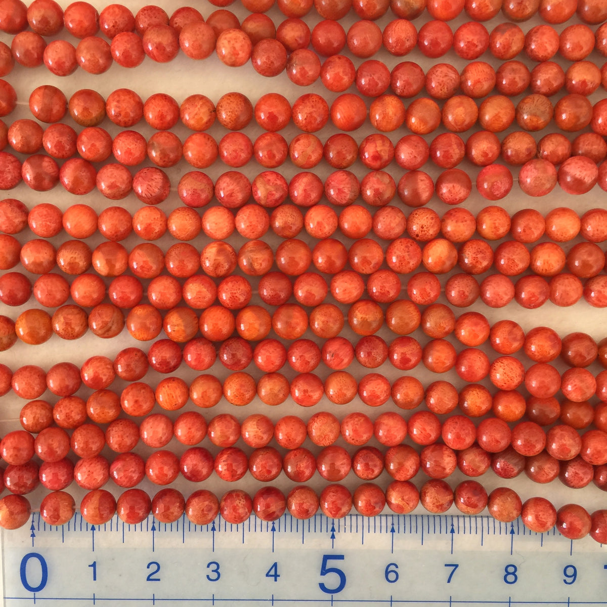 Natural Sponge Coral Strands | C.Japan 5.5-6mm 16 Inches