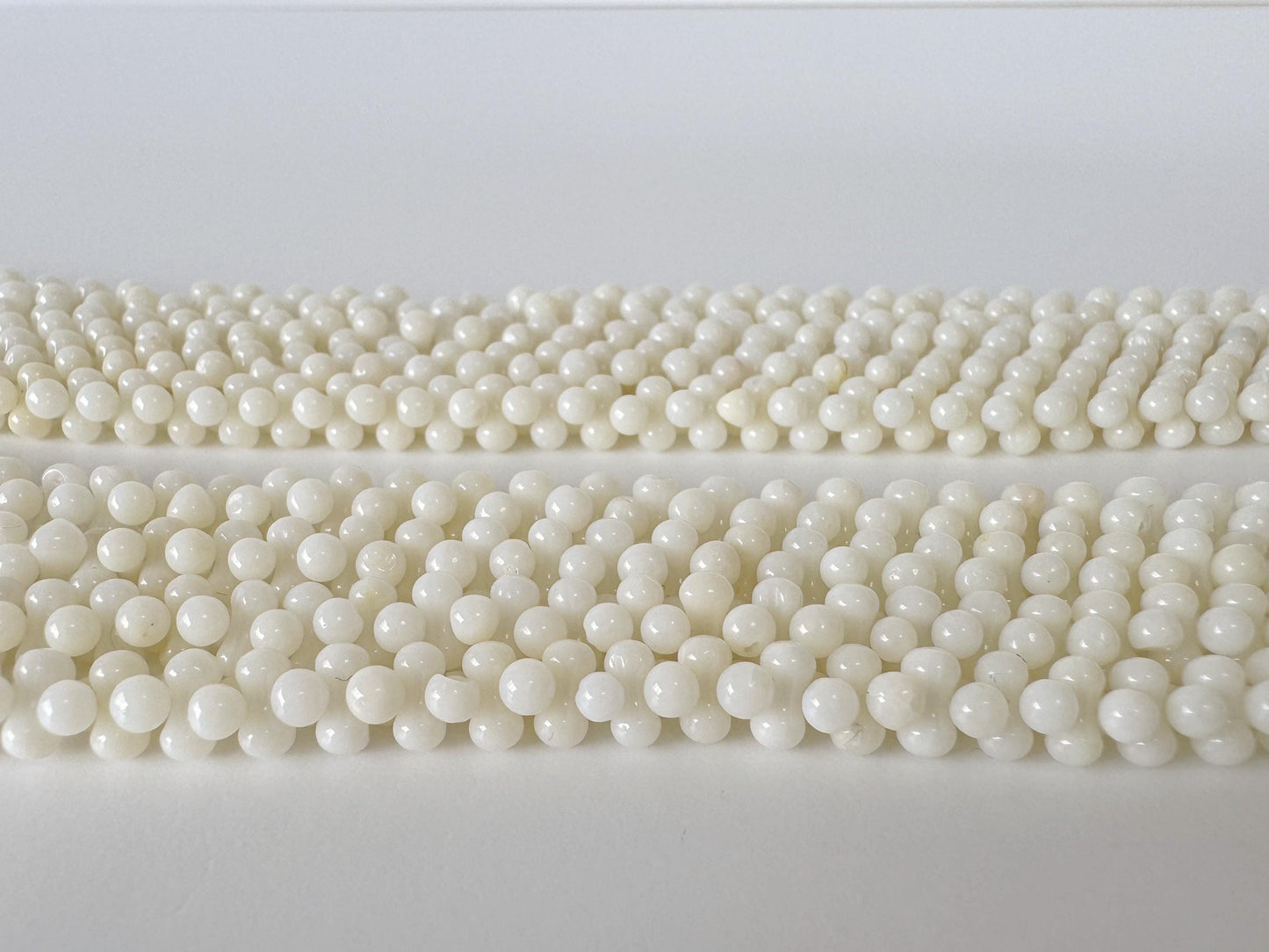 Natural white bamboo coral 5.5x3mm peanut shape beads strands, 15.7inches, 40cm, white sea bamboo, natural white coral, price per strand