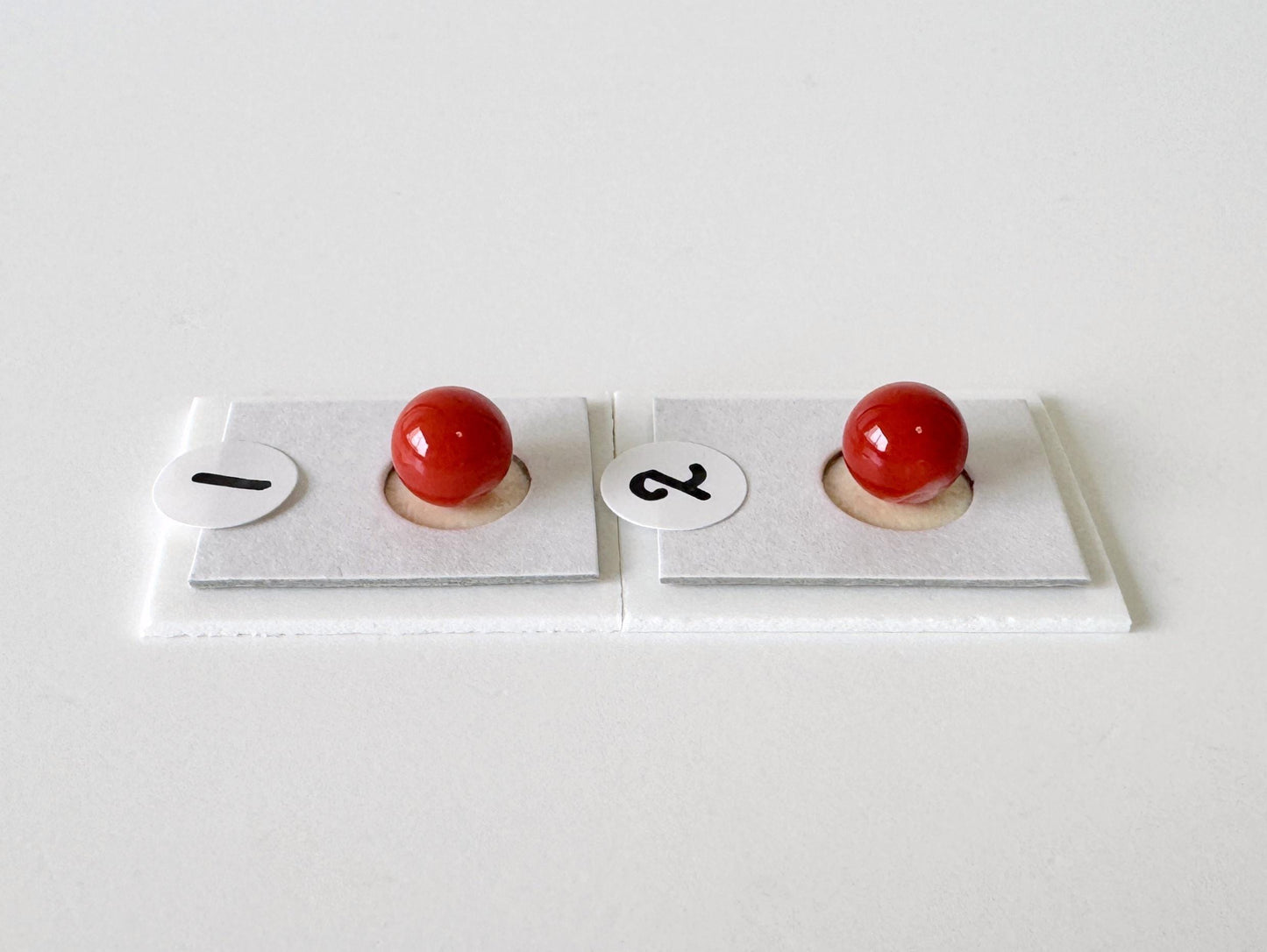 Japanese Red Coral Round Loose, Aka Coral Round Loose 6.5mm with Half-Drilled Hole, for Jewelry Making, Price per Piece