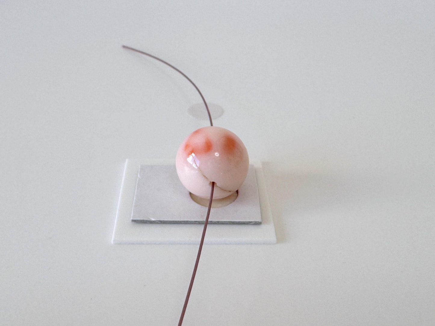 Deep Sea Coral Beads – 11.9mm Natural Pink Orange Round Coral Gemstones for Jewelry Making, Full Hole