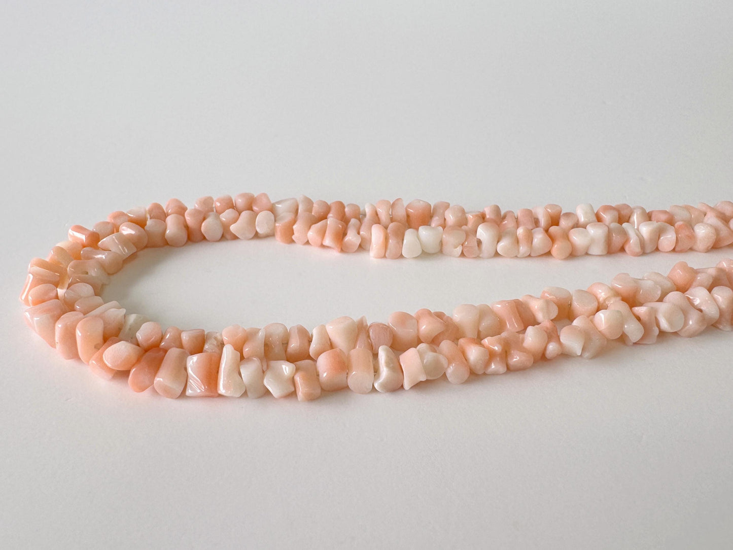 Natural Coral Strand - Pink Deep Sea Branch - Genuine Coral Beads, 15.7 Inch Length, Jewelry Making Supplies