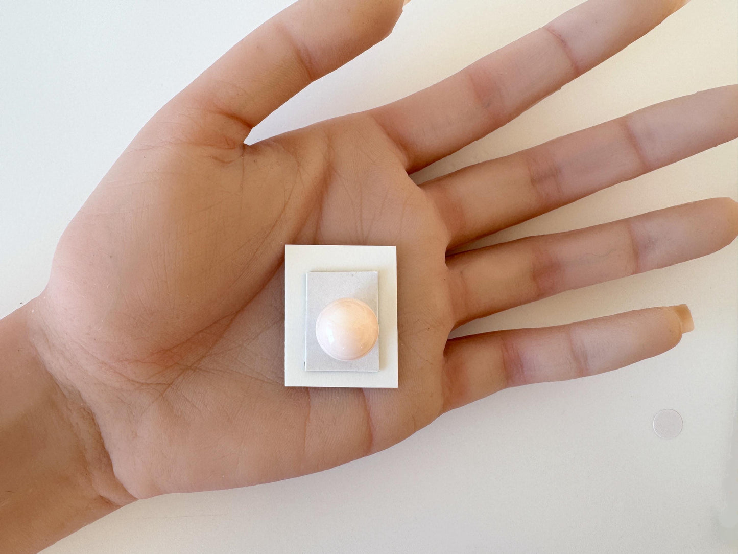 Pink Round Coral Loose Bead: Natural Miss Coral, 13mm Half-Drilled | Jewelry Making, Craft Supplies