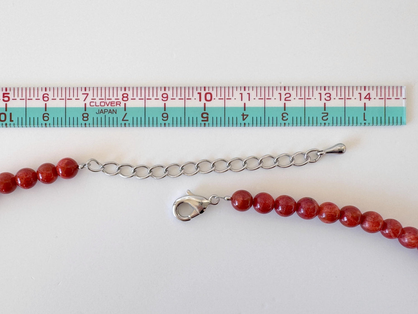 Sponge Coral Necklace with silver925 pendant, Brass Hook & Adjuster