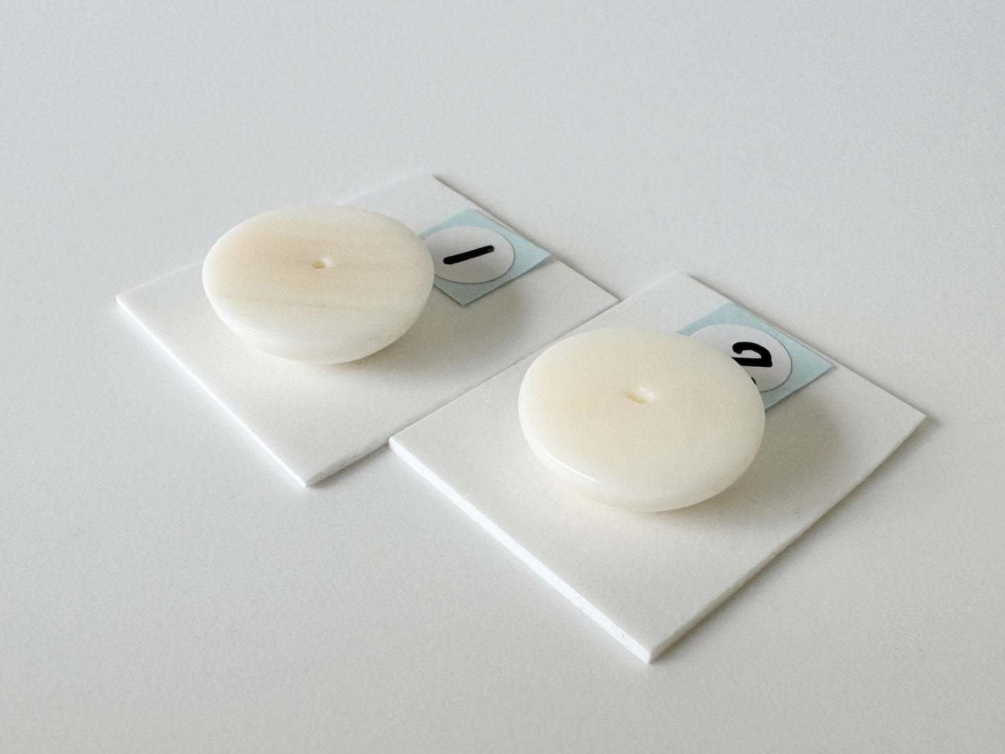 Natural White Coral Round Cabochon Jewelry Supply, 16mm Natural Coral (Half Drilled Hole, Real Gemstone)