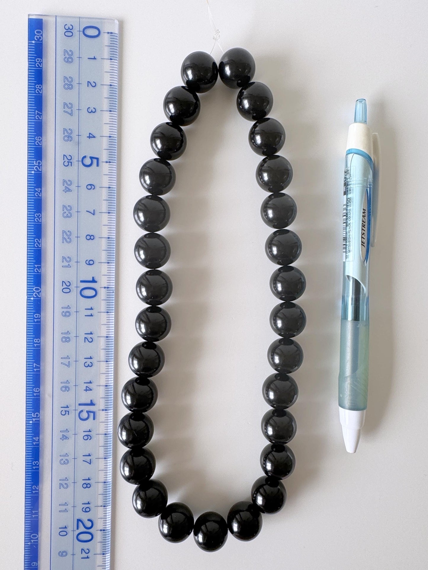 Natural Black Jet 14mm Round Beads strands, 15.7inches, 40cm For jewelry making, price per strand