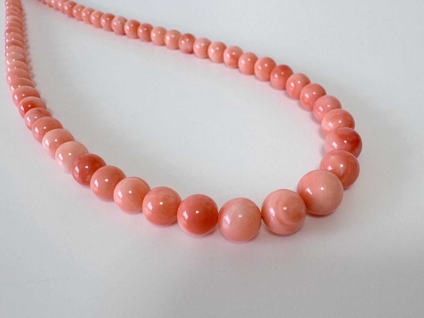 Natural Coral Beads - Pink Orange Deep Sea Coral Strand, 5-9mm Round  Beads for Jewelry Making, 15.9in