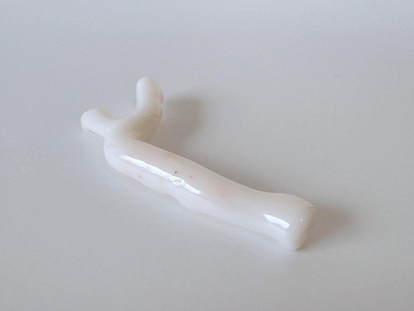 Coral Branch Natural White Jewelry Supply, Genuine Sea Coral (62mm Length, 0.9mm Drilled Hole, Craft Beads)