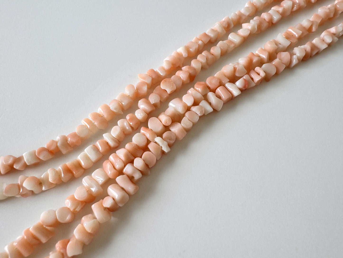 Natural Coral Strand - Pink Deep Sea Branch - Genuine Coral Beads, 15.7 Inch Length, Jewelry Making Supplies