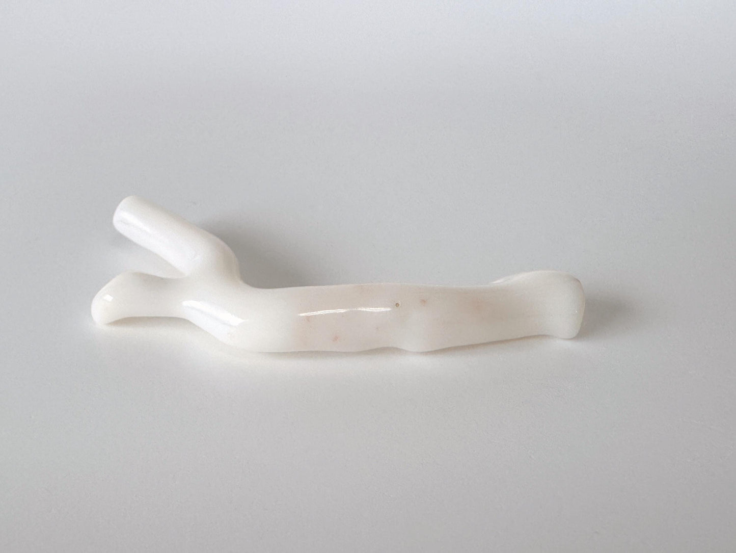 Coral Branch Natural White Jewelry Supply, Genuine Sea Coral (62mm Length, 0.9mm Drilled Hole, Craft Beads)