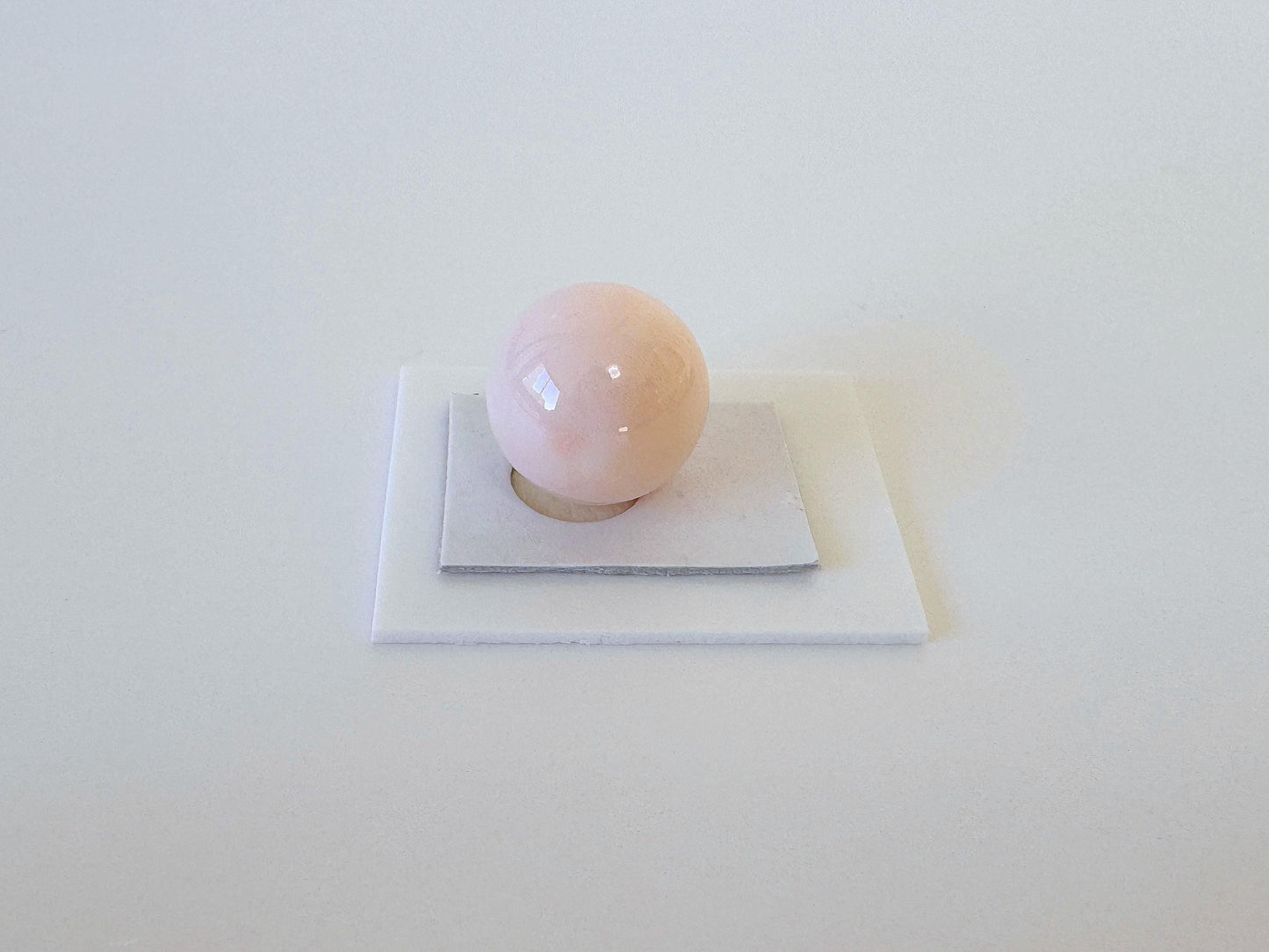 Pink Round Coral Loose Bead: Natural Miss Coral, 13mm Half-Drilled | Jewelry Making, Craft Supplies