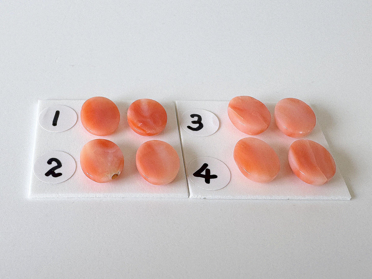 Deep Sea Coral Cabochons: Natural Orange/Pink Oval Gemstones, 10x8mm (2 pcs), Value Priced for Reason of Natural Defects