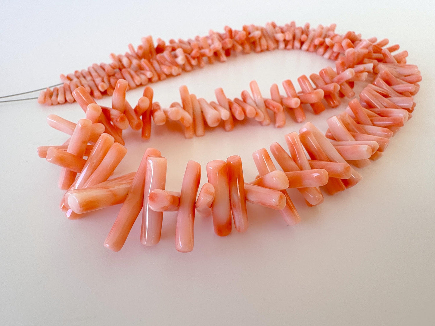 Natural Coral Strand – Deep Sea Coral Branch Beads For Jewelry Making, 61.5cm