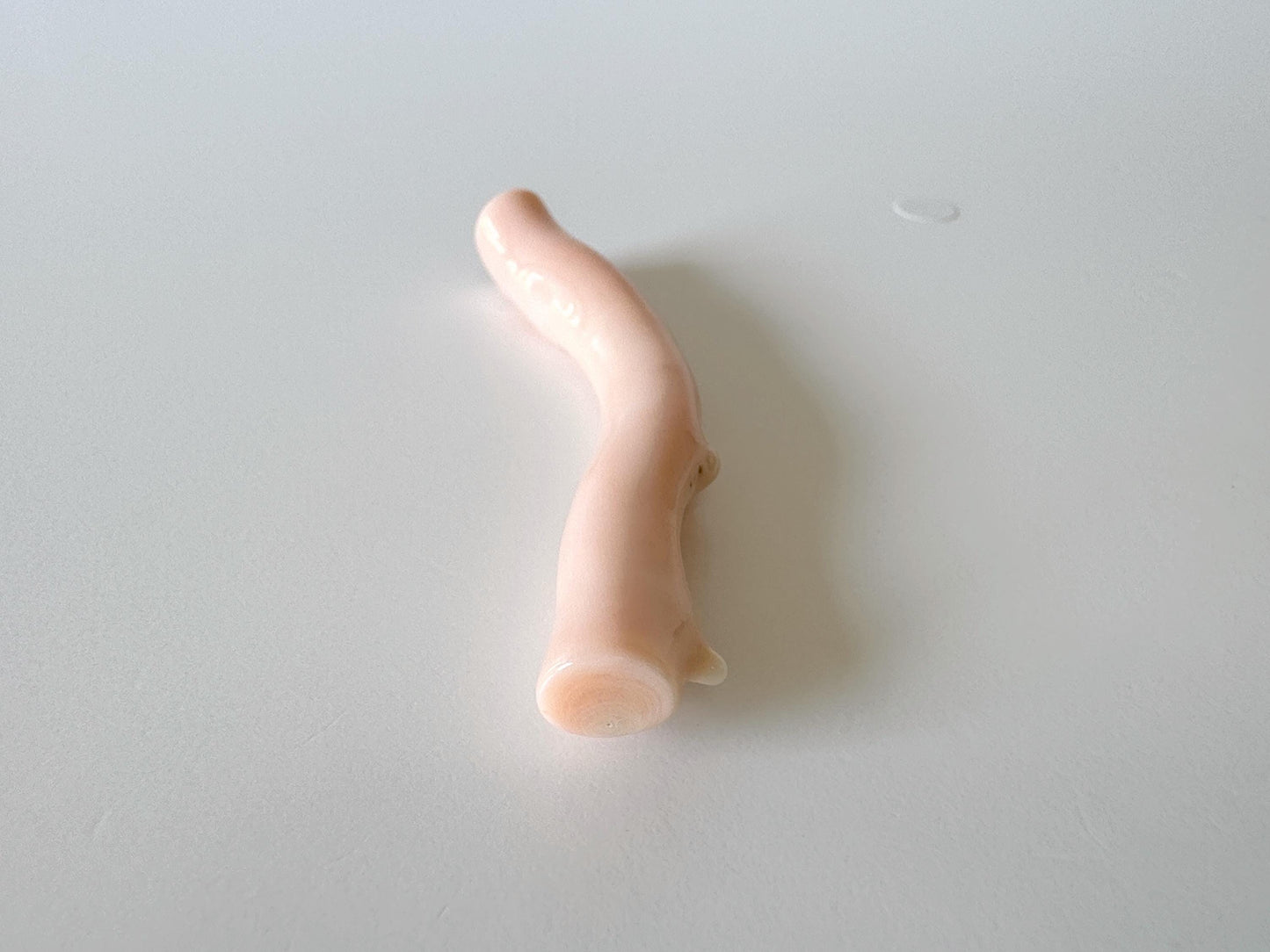 Natural Pink Coral branch loose, 68mm Natural Angel skin Color Deep Sea coral, Hole on top, Genuine precious coral, For jewelry making