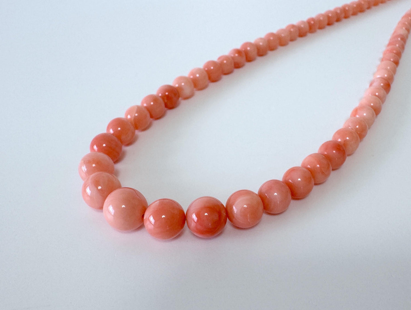 Natural Coral Beads - Pink Orange Deep Sea Coral Strand, 5-9mm Round  Beads for Jewelry Making, 15.9in