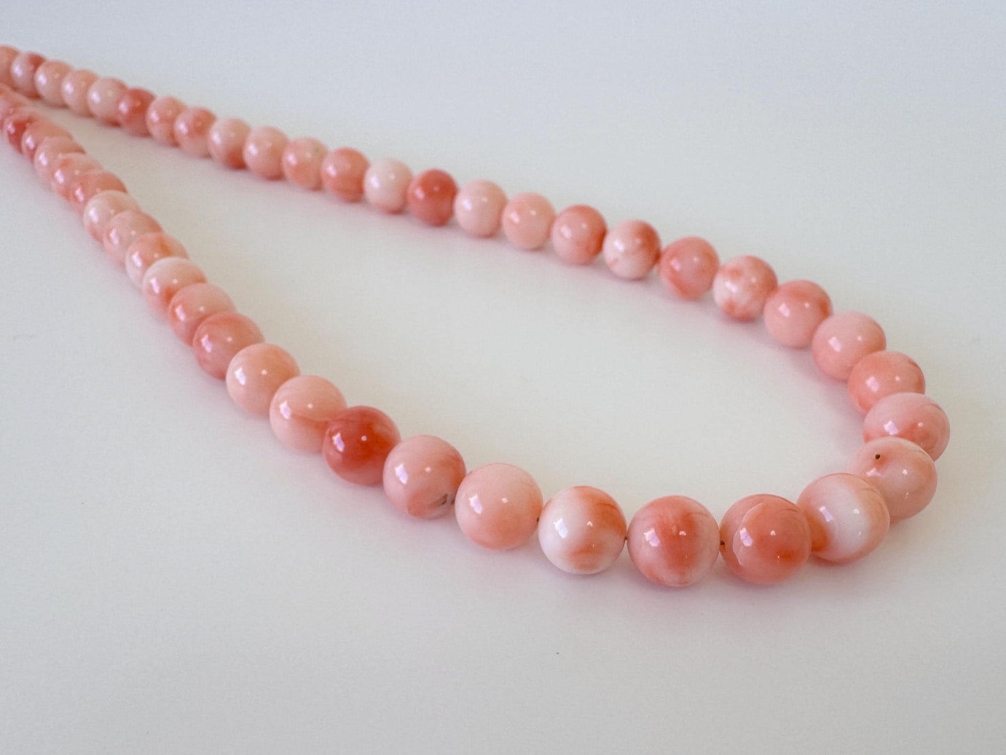 Natural Coral Beads | Genuine Deep Sea Coral 7.5-7.9mm Round Strand for Handmade Jewelry Making, 15.9in