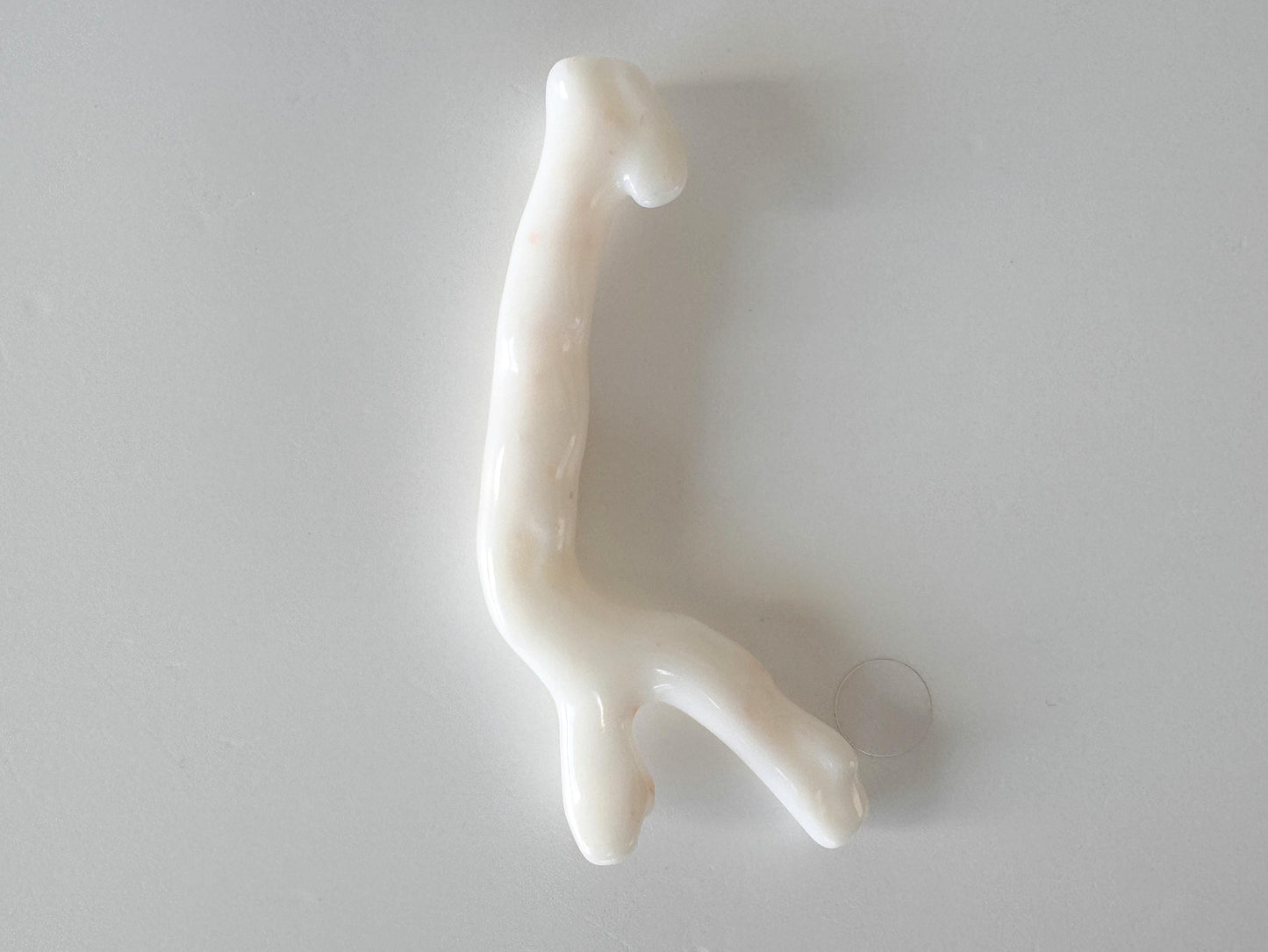 Coral Branch Natural White Jewelry Supply, Genuine Sea Coral (62mm Length, 0.9mm Drilled Hole, Craft Beads)