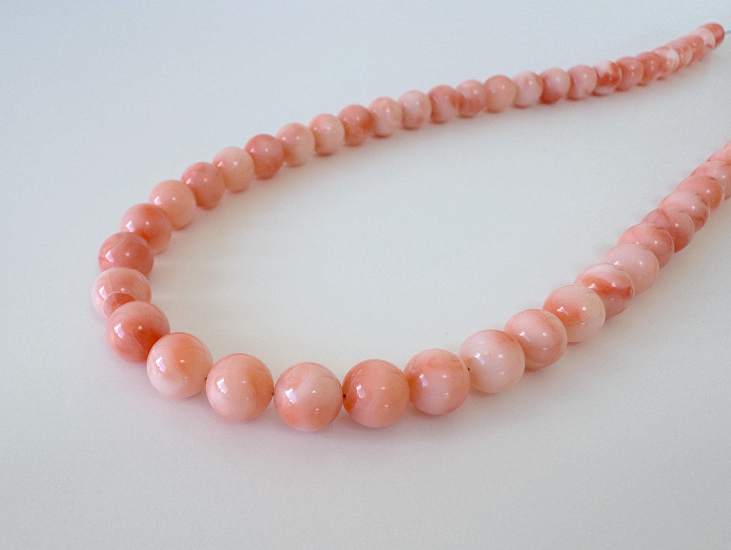 Natural Coral Beads | Genuine Deep Sea Coral 7.5-7.9mm Round Strand for Handmade Jewelry Making, 15.9in