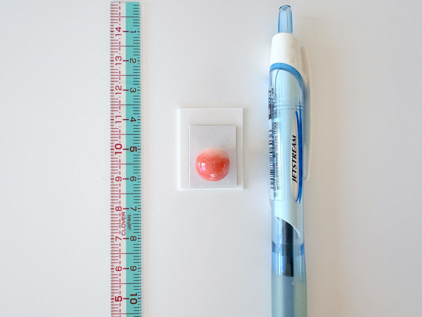 Natural Momo Coral Bead - 11.2mm Orange White Coral, Full Hole Drilled Round Gemstone