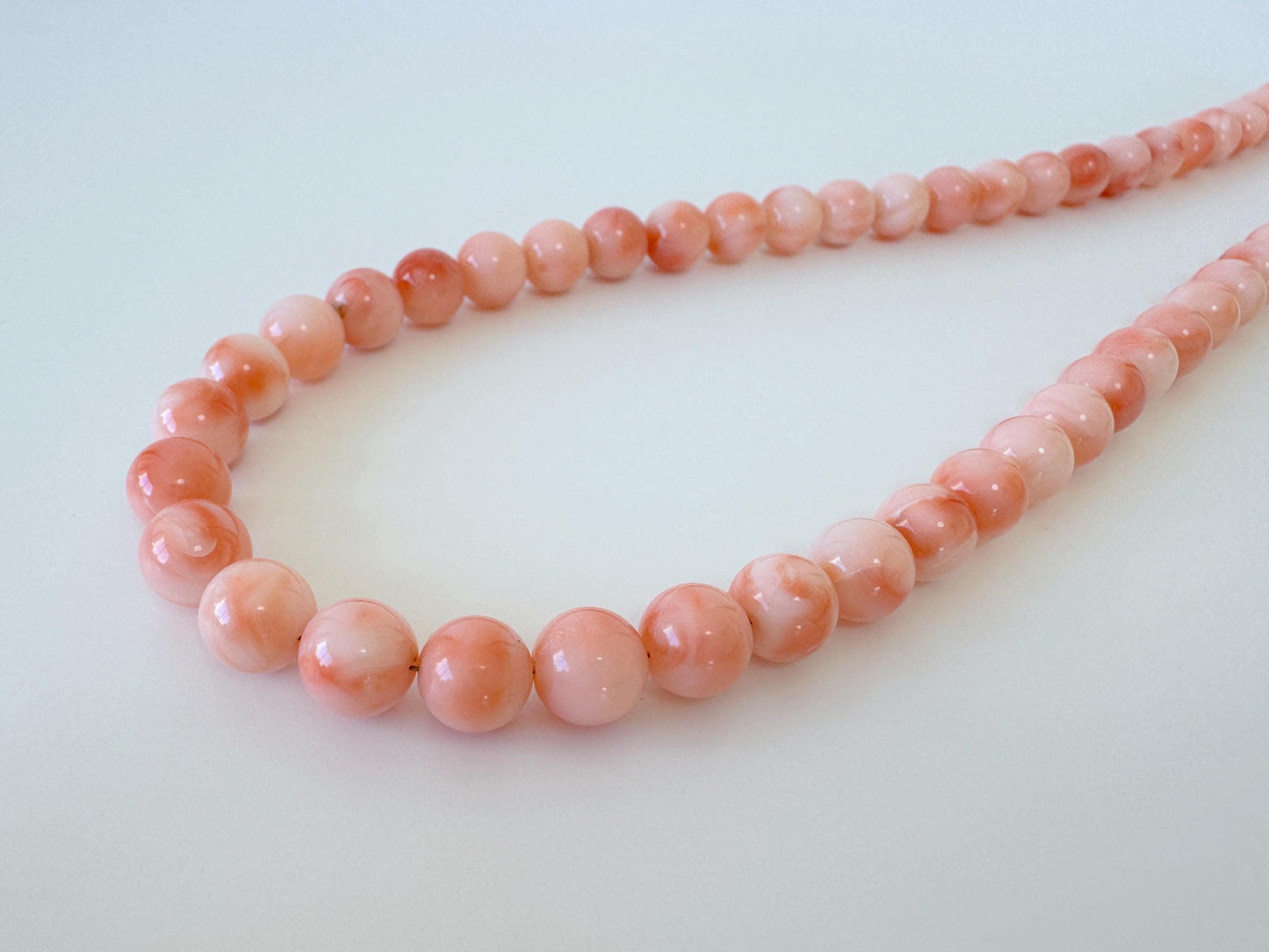 Natural Coral Beads | Genuine Deep Sea Coral 7.5-7.9mm Round Strand for Handmade Jewelry Making, 15.9in