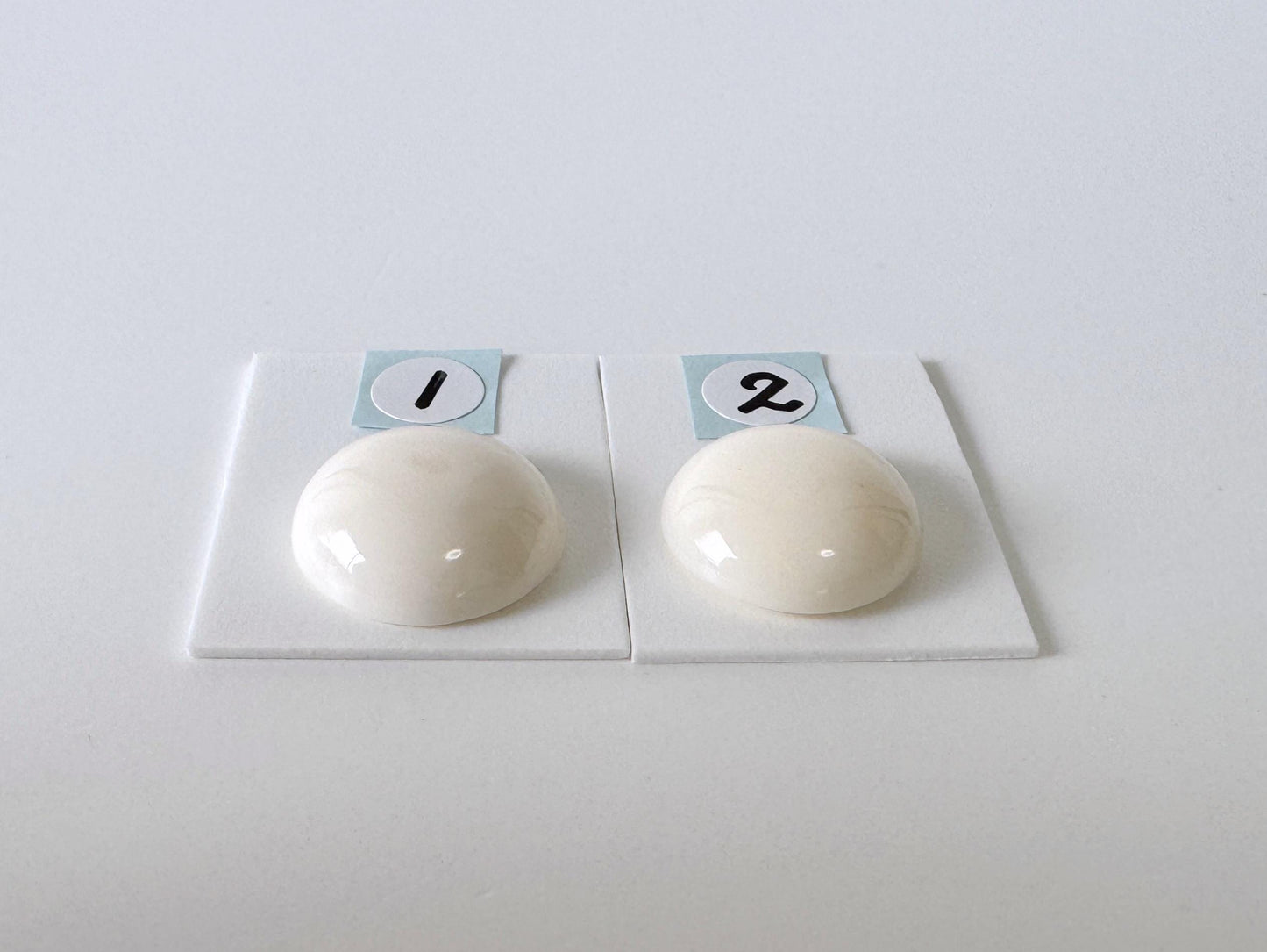 Natural White Coral Round Cabochon Jewelry Supply, 16mm Natural Coral (Half Drilled Hole, Real Gemstone)