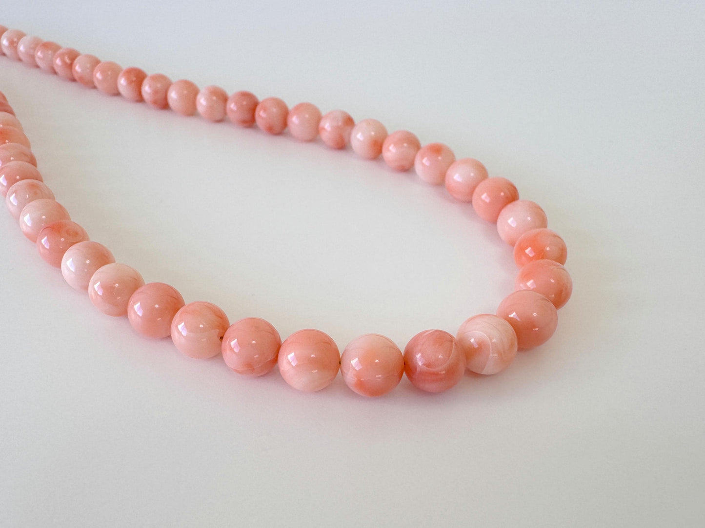 Natural Coral Beads | Genuine Deep Sea Coral 7.5-7.9mm Round Strand for Handmade Jewelry Making, 15.9in