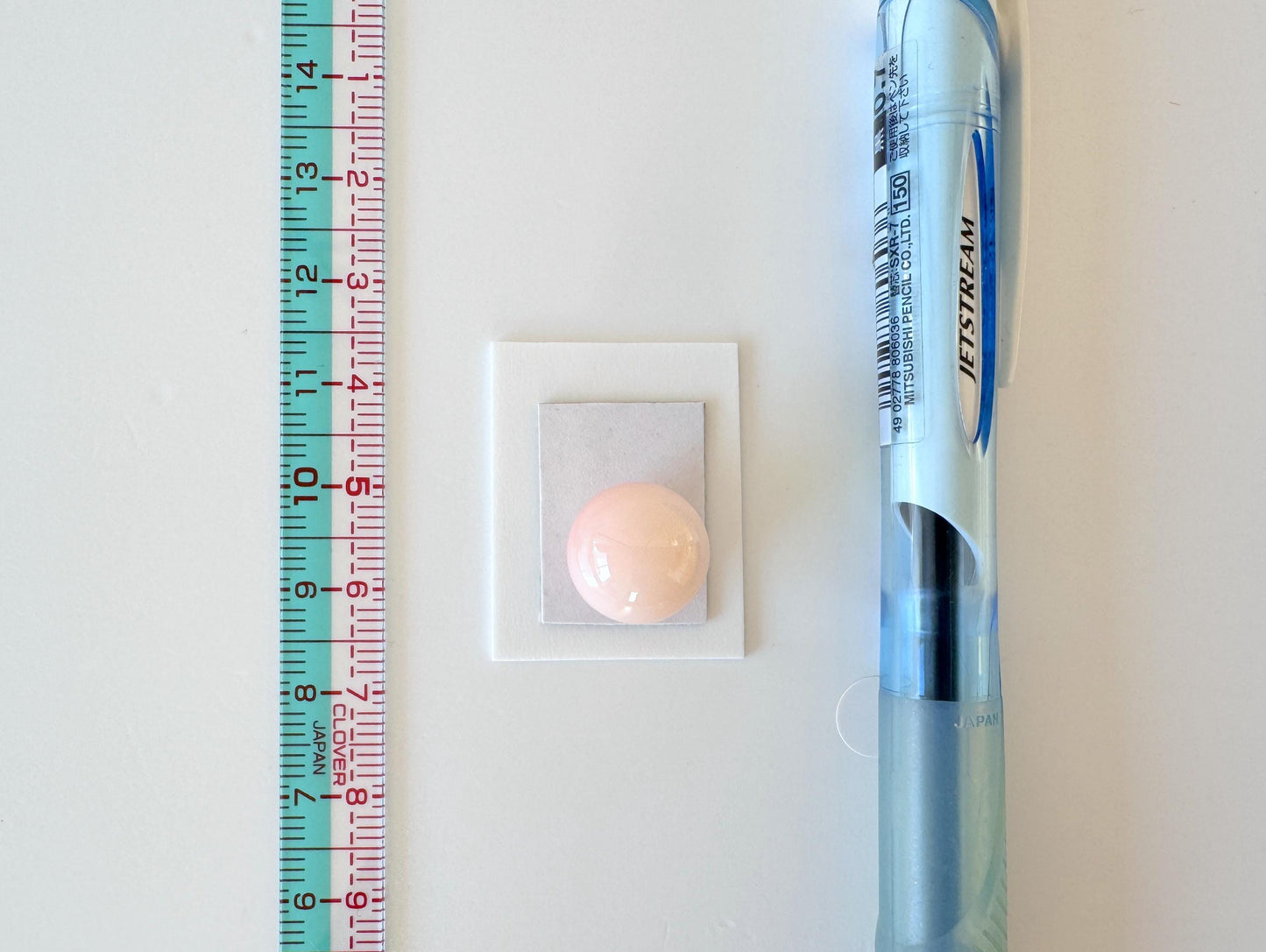 Natural Pink Coral Bead - 12.8mm Round Half Drilled Loose Gemstone for Jewelry Making