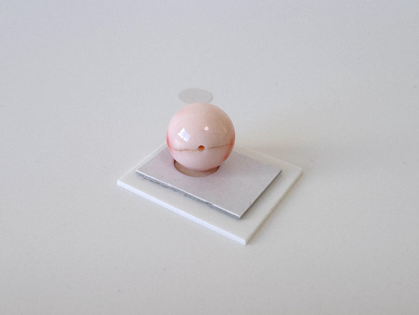 Deep Sea Coral Beads – 11.9mm Natural Pink Orange Round Coral Gemstones for Jewelry Making, Full Hole