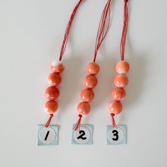 6.3-6.9mm Full-hole Natural Momo Coral Semi-Round Loose, Orange coral, set of 4 pieces, natural color, price per set, For jewelry making